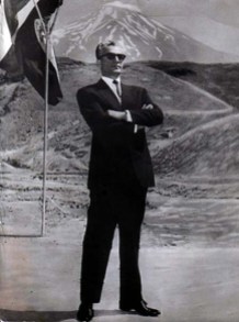 Mohammad Reza Shah Pahlavi at Damavand Mountain Alborz Range Iran